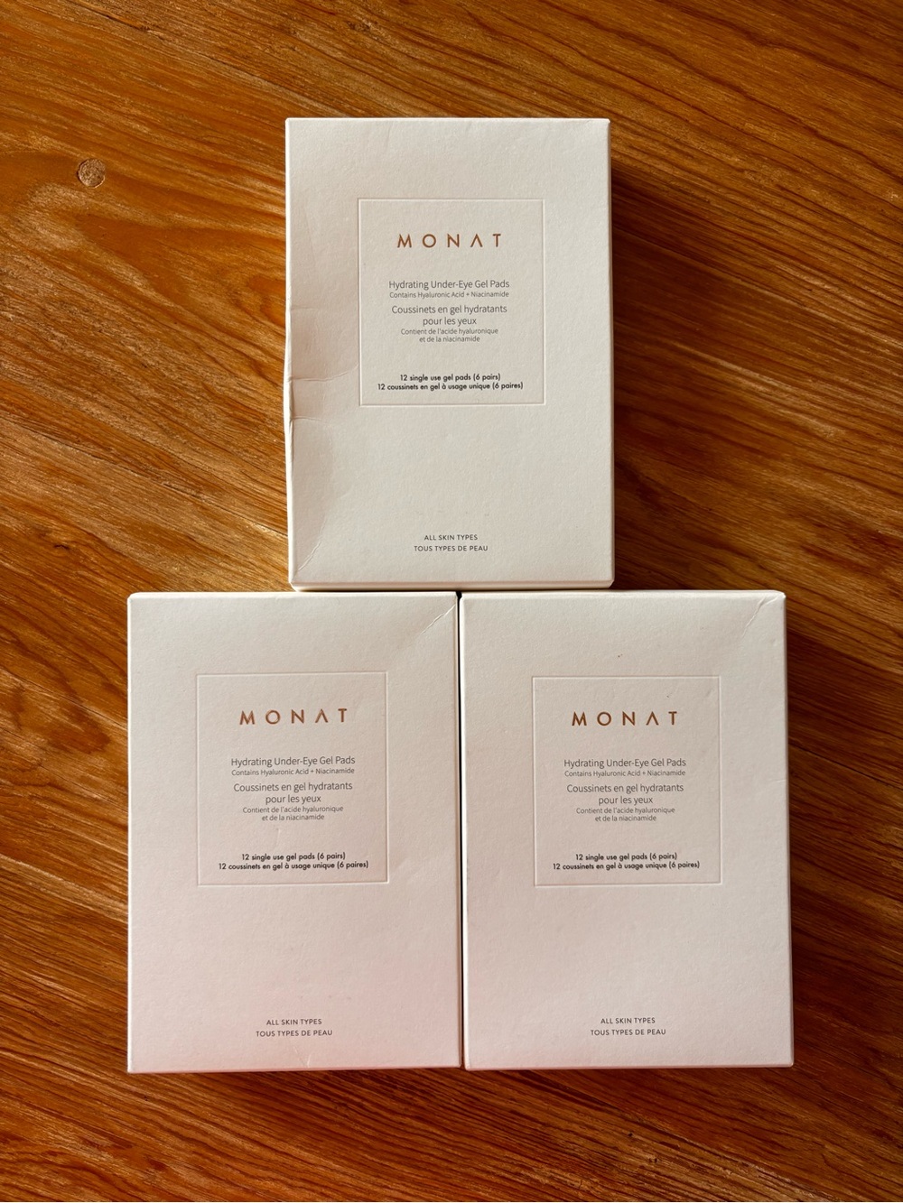 MONAT Hydrating Under-Eye Gel Pads — White